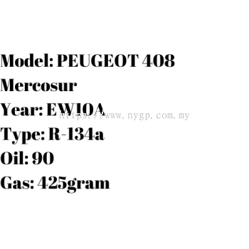 PEUGEOT 408 Mercosur 