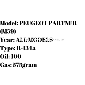 PEUGEOT PARTNER (M59)