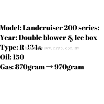 Landcruiser 200 series