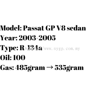 Passat GP V8 sedan