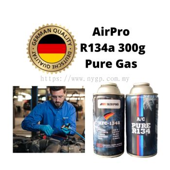 ORIGINAL Refrigerant Gas Air Cond AIRPRO R134A - 300GRAM/CAN R134 300G SAVE VALUE EASY R134 134a