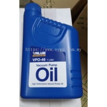 (READY STOCK) 1 liter VPO-46 Vacuum Pump Oil VALUE Genuine. 1liter 1000ml air cond a/c