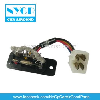 AIRCOND BLOWER RESISTOR- LORRY BUS OLD CAR 4 SPEED C/W FUSE-12V (MRS-0126)