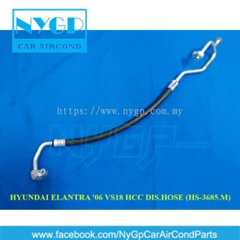 SILICONE HYUNDAI ELANTRA '06  VS18 HCC AIR COND DISCHARGE HOSE  HS-3685.M