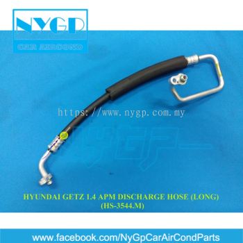 SILICONE HYUNDAI GETZ 1.4 ( APM TYPE ) AIR COND DISCHARGE HOSE (LONG)  HS-3544.M