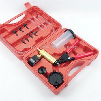 Hand Held Vacuum Pistol Pump Tester SET Kit Brake Bleeder Fluid Bleeder Oil Change manual car tool suction Car Motorbike