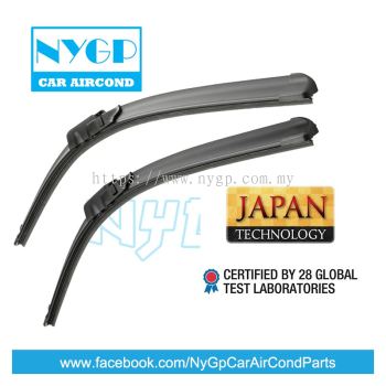 罅 NYGP RACING 罅 Car Wiper Soft Rubber Wipers Blade ( No box) myvi axia city civic vios altis saga kancil wira honda