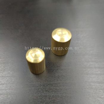 AIR COND HOSE CAP KNOB COPPER GOLD COLOR SPECIAL HIGH LOW BMW MERCEDES BENZ AUDI VOLKSWAGEN EURO COVER A/C PIPE AIRCOND