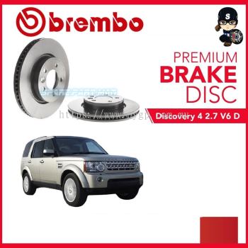 Original BREMBO Front Disc Rotor (2pcs) -  Land Rover Discovery 4 2.7 V6 D