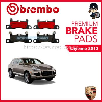 Original BREMBO NAO Rear Brake Pads (1 set) -  Porsche Cayenne 2010