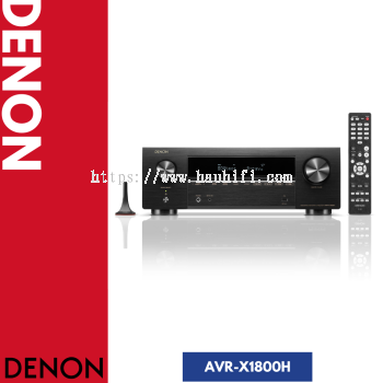 Denon AVR-X1800H  7.2Ch 8K Atmos Network AV Receiver