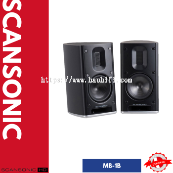 Scansonic MB-1B Bookshelf Speaker Made In Denmark