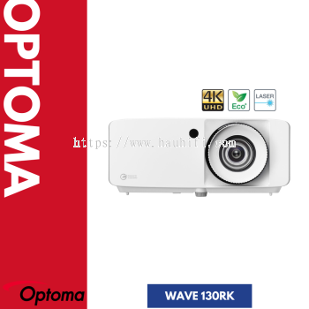 Optoma Wave 130RK Compact High Brightness 4K UHD Laser Projector