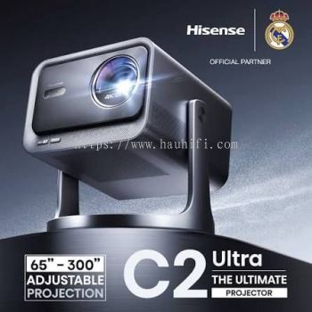 Hisense 4K Triple Laser Ultimate Projector /Auto AI Adjusting/Sound by JBL/Dolby Vision /HDR 10+ - C2 Ultra