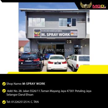 M. Spray Work