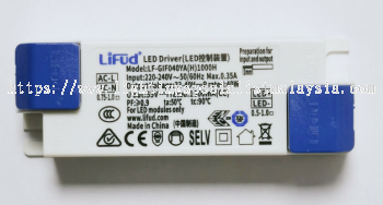 LIFUD CONSTANT CURRENT 1000MA 40W DRIVER