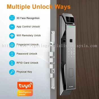 TUYA SMART LOCK AUTOMATIC BIOMETRIC LOCK WIFI APP IC CARD KEY CAT'S EYE COMBINATION HOME SECURITY FINGERPRINT