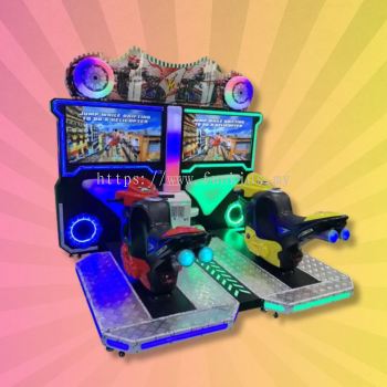 Super Bike Speed Motor Racing Game Machine - 2 seaters