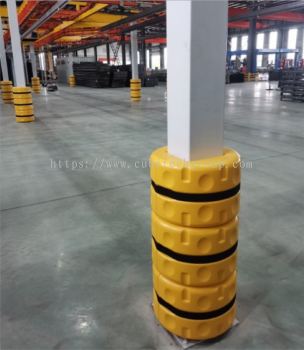 Shock-Absorbing Column Guards