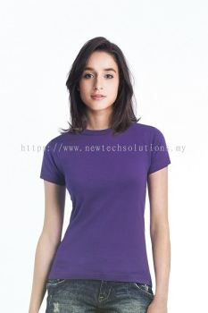 Ladies Round Neck 100% Premium Cotton