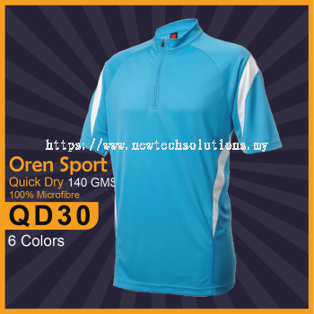 QD30 Premium Quality Microfire Polo T-Shirt