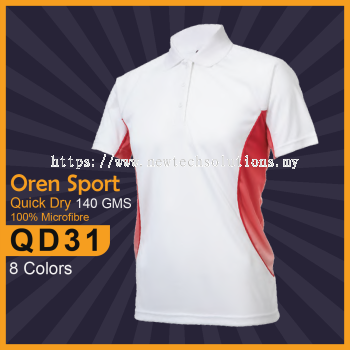 QD31 Microfibre Polo T-Shirt