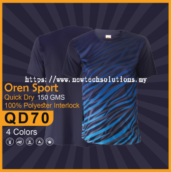 QD70 Polyester Interlock Sport Ware