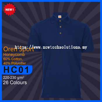 HC01 Honeycomb Polo T-Shirt