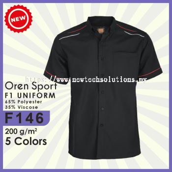 F146 Uniform Polo Shirt: Professional Men's Polo