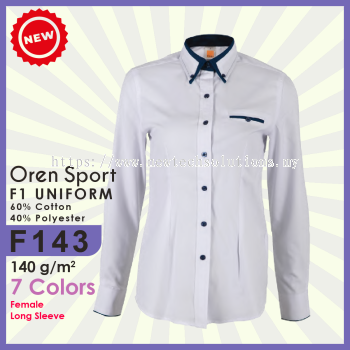 F143 Uniform Women's Polo long sleeve Shirt