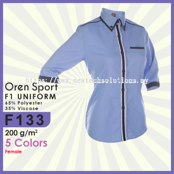 F133 Uniform Women's Polo Shirt: Professional Uniform Apparel