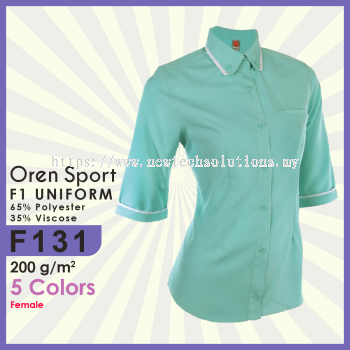 F131 Uniform Women's Polo Shirt: Professional Uniform Apparel