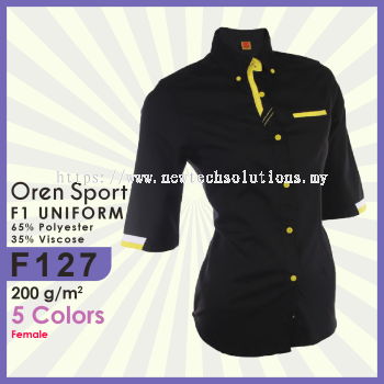 F127 Uniform Women's Polo Shirt: Professional Uniform Apparel