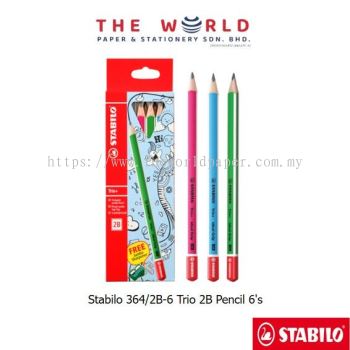 STABILO Trio Jumbo 2B Pencil 364/2B-6 - 6pcs/box