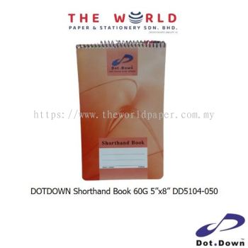 DOTDOWN Shorthand Book 60G 5x8 DD5104-050