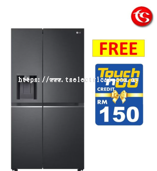 LG SIDE BY SIDE REFRIGERATOR with UVnano庐 Water Dispenser GC-L257CQEL