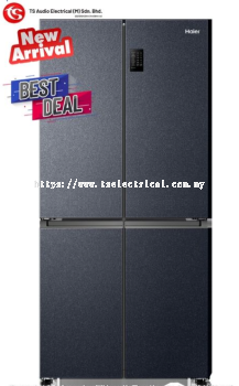 HAIER 4DOOR INVERTER  REFRIGERATOR HRF-IM585HM(BL) 529L