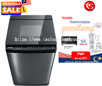 TOSHIBA AUTO WASHER DUG1700WM(SS) 16KG  SDD INVERTER