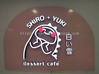 SHIRO YUKI Signage (Frontlit)