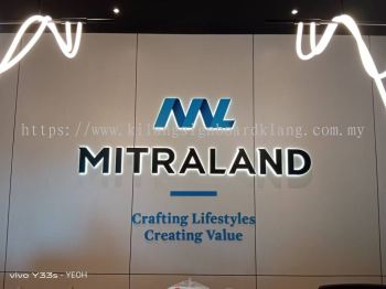 MITRALAND 3D LED Backlit Box Up Lettering Signange