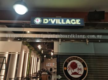 D'Village 3D Led Frontlit Signage