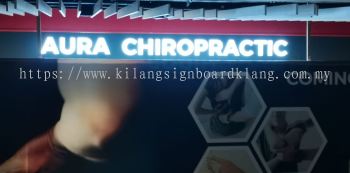 AURA CHIROPRACTIC 3D LED BOX UP LETTERING SIGNAGE