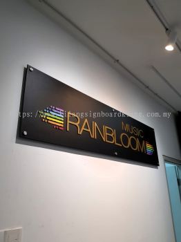 MUSIC RAINBLOOM indoor 3D Box up lettering signboard