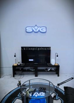 SVG home wall LED letter decoration