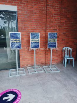 #parking stand signage #hollow frame with gi and pole