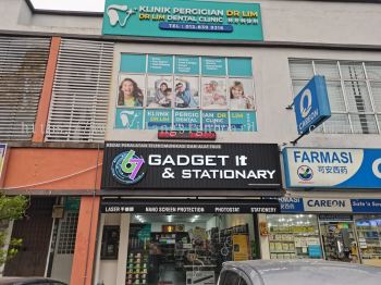 ALUMINIUM CEILING TRIM CASING 3D BOX UP SIGNBOARD AT KEPONG | BESTARI JAYA | IJOK