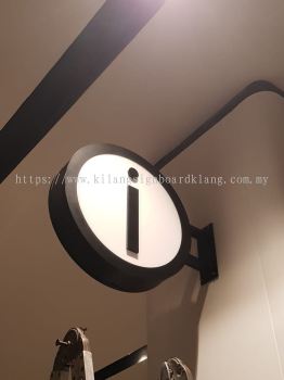 INDOOR ROUND DOUBLE SIDE LIGHTBOX MANUFACTURER AT KLANG | MERU | BATU BELAH