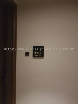 #room signage #ksl hotel (4)