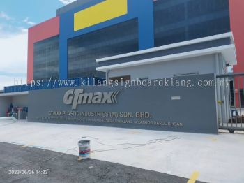 OUTDOOR STAINLESS STEEL 3D BOX UP SIGNBOARD AT SELANGOR