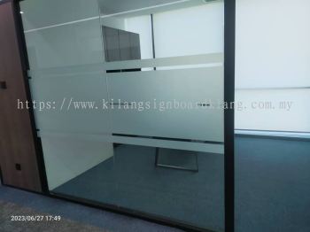 #glass door with frosted sticker #sinotrans uni asia (2)